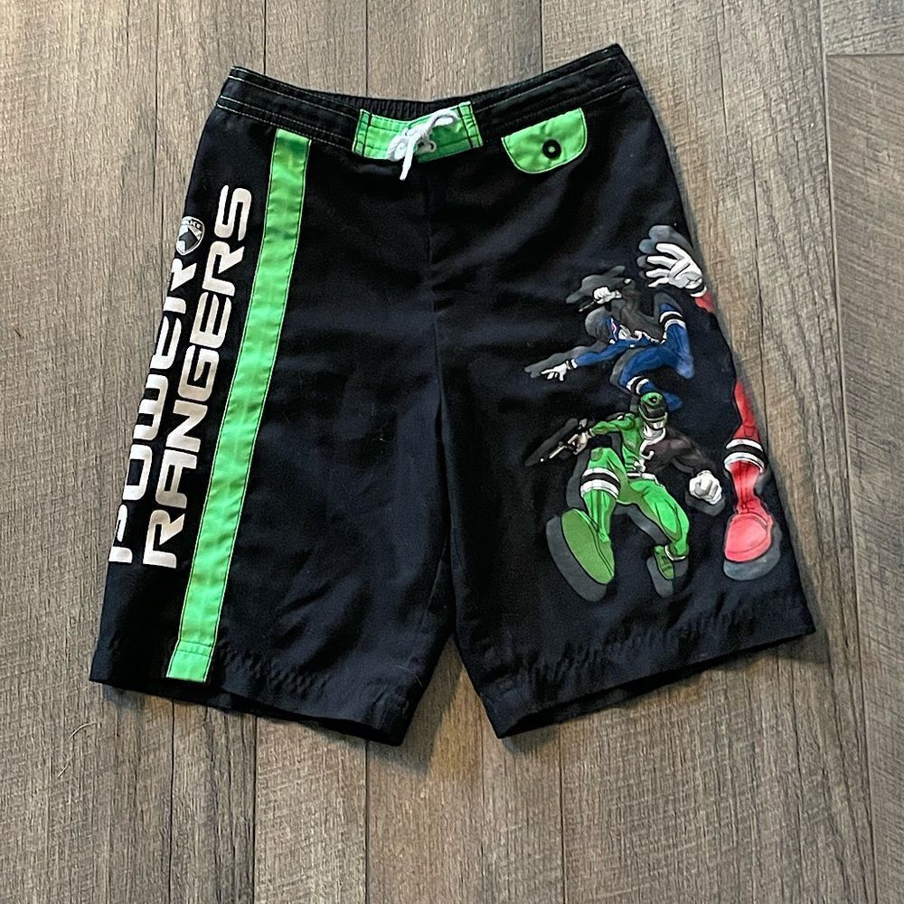 Power Rangers Youth Swim Shirts. Size Large.